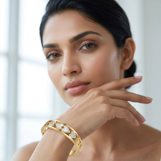 Heart-to-Heart Cutout Kada