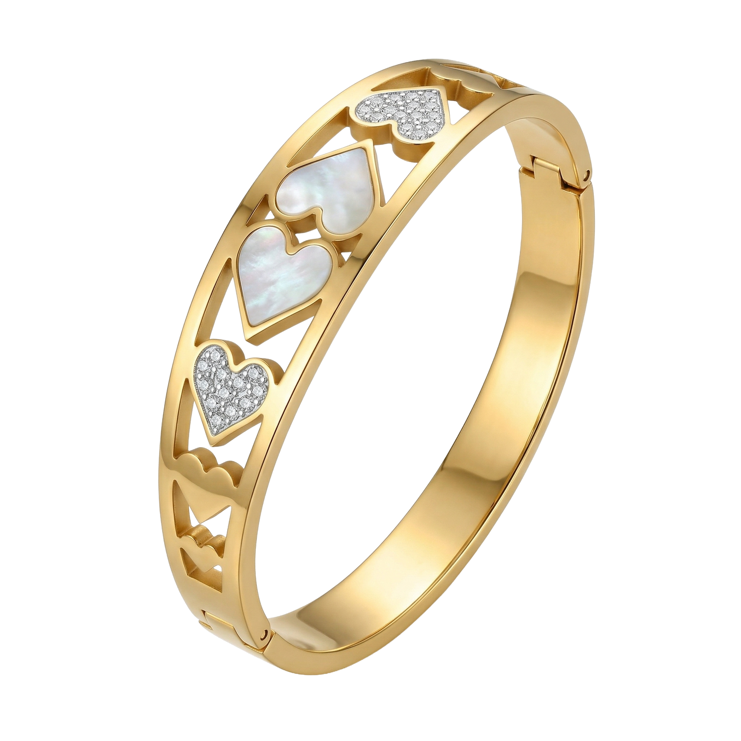 Heart-to-Heart Cutout Kada