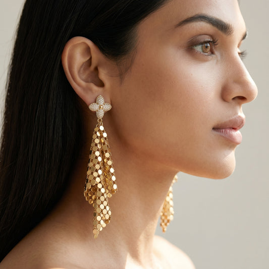 Drop & Dangle Mesh Earrings