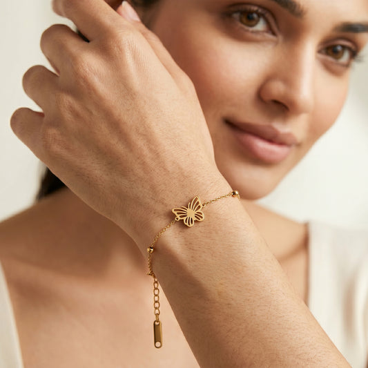 Enchanted Garden Mixed-Butterfly Bracelet