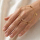 Eternal Heart & Infinity Double-Layered Bracelet