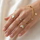 Iridescent Butterfly Double-Layer Bracelet