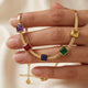 Multi-Color Square Snake Chain