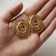 Organic Swirl Statement Earrings