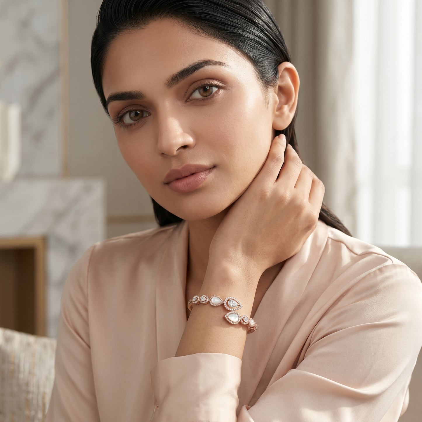 Rose Pear-Drop Bypass Kada