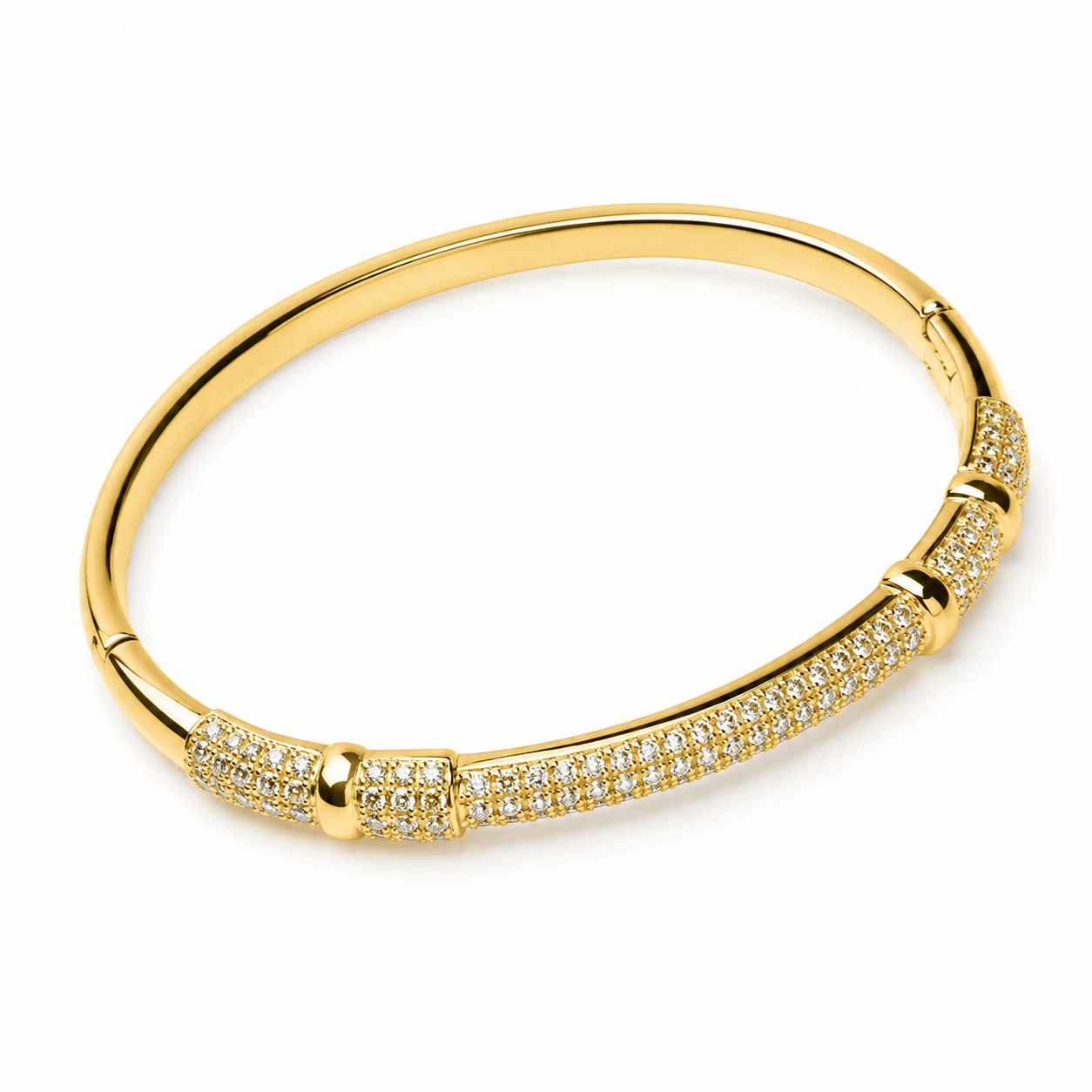 Segmented Pavé-Set Kada