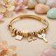Twisted Cable Charm Kada Bracelet