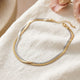 Two-Tone Twisted Herringbone Chain